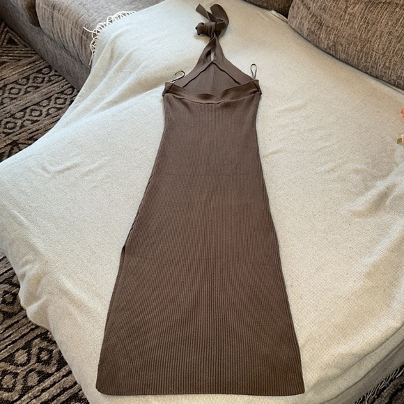 Dynamite Halter Dress  w/ Slit - Picture 6 of 8